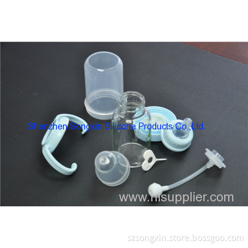 Wholesale Bpa Free Glass Baby Bottle With Different Colors Available 